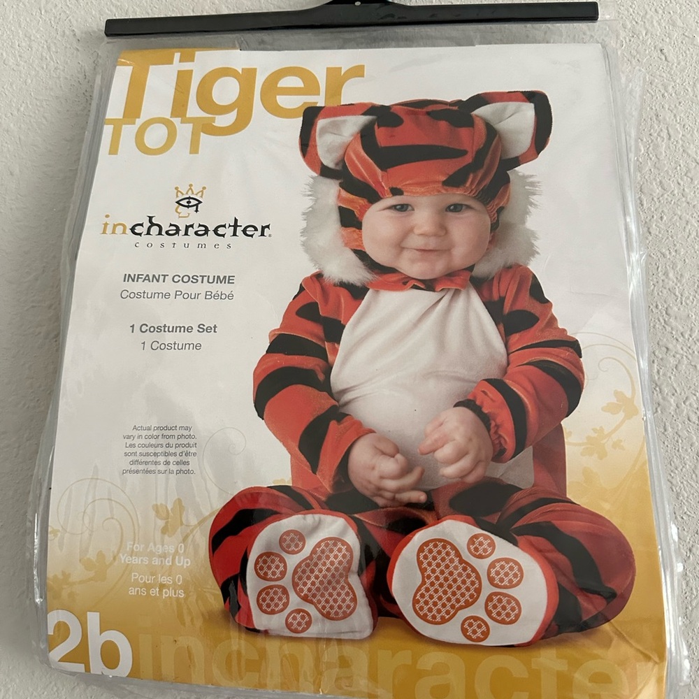 Tiger Tot Infant Costume - Orange and Black